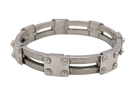 エルメス HERMES ゲートモチーフ ブレスレット シルバー