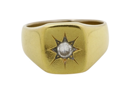 K18　リング　D0.305ct　ダイヤモンド