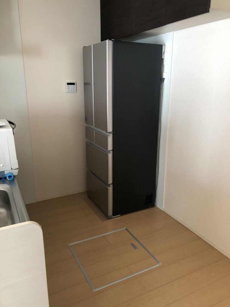 みよし市三好町で出張買取した冷蔵庫・日立 R-H49V（485L・2024年製）の全景