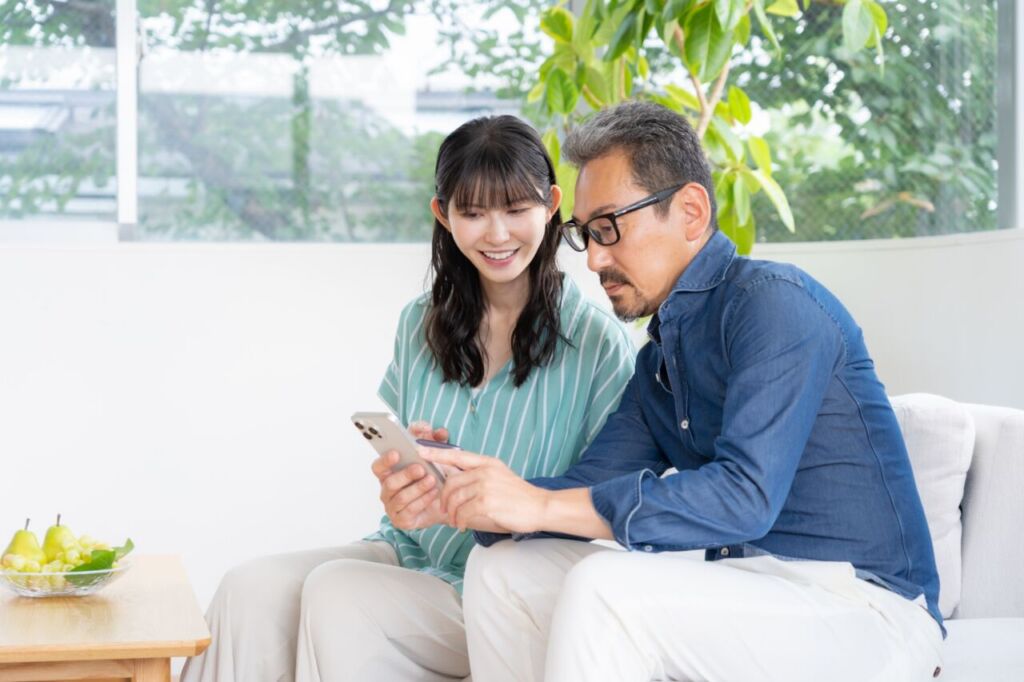 ウレルヤにLINEで査定相談をしている様子