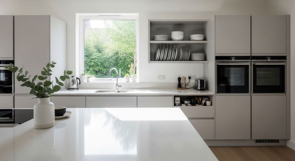 食器を処分してスッキリしたキッチン