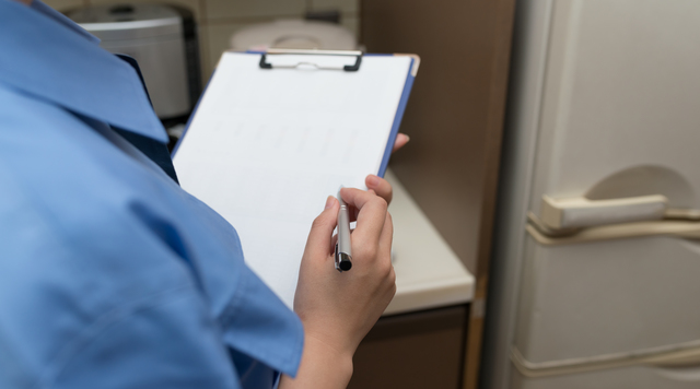 ウレルヤの出張買取で家電の状態を査定するシーン