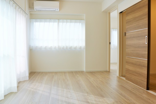 遺品整理と買取が完了した後の室内