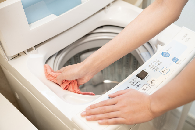 買取査定前に清掃した洗濯機